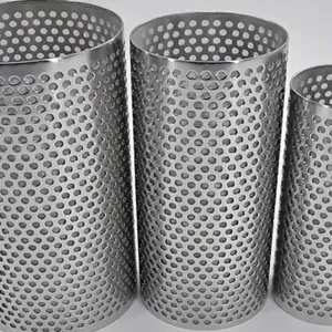 316L Stainless Steel Spiral Punched Tube, 1.0mm Wall Thickness, 50mm Length, for Industrial Filtration thumbnail-2