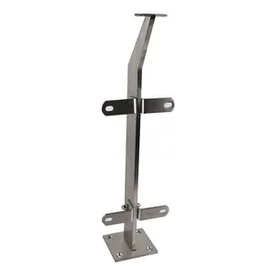 Stainless Steel Glass Railing Post for Modern Balustrades thumbnail-5