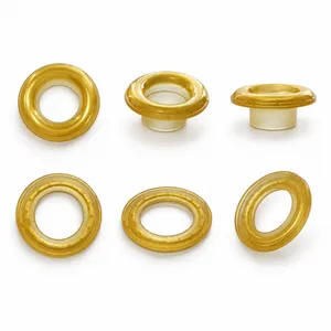 23mm x 12mm Translucent Yellow Plastic Eyelet and Washer Set Translucent Fitting for Tote Bag Awning and Heavy‑duty Sewing Production thumbnail-4