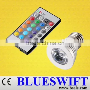 Long Life Span DMX RGB MR16 Multi-color LED Spotlight thumbnail-1