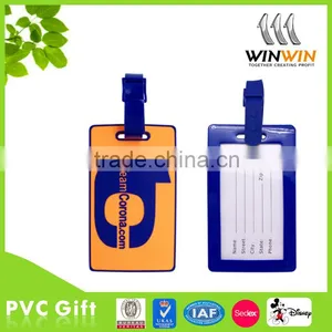 Standard Size 3D Luggage Tag Silicone thumbnail-1