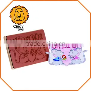 Wooden Rubber Stamp For You 1 Pcs for Kids thumbnail-1