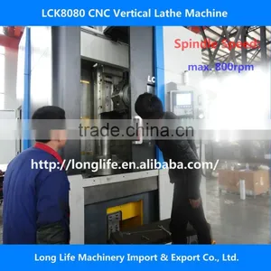 LCK8080 High Speed Cnc Vertical Turning Lathe Machine for Sale thumbnail-1