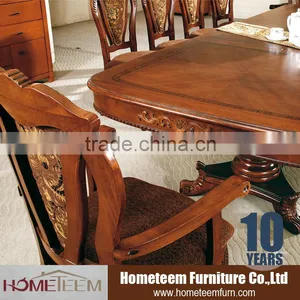 Antique Wooden Inlay Dining Room Furniture thumbnail-5