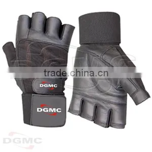 Weightlifting Gym Fitness Gloves With Elastic Wraps thumbnail-1