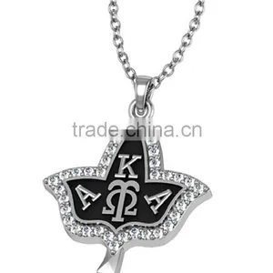 AKA IVY Leaf Sorority Jewelry Neckalce thumbnail-1