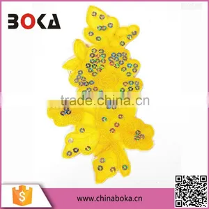 BOKA Paillette Embroidered Flower Applique Patches thumbnail-2