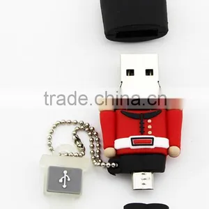 Shenzhen Factory SupplyingOEM British Royal Guards OTG USB Flash Drive for Computer and Mobile Phones 16GB thumbnail-2