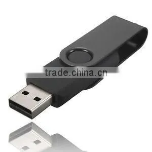 Black Swing USB Flash Drive Imprint Logo For Company Promotion thumbnail-1