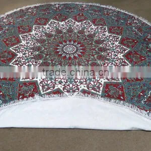 Yoga Mat Circle Roundie Mandala Tapestry Wall Hanging Throw Picnic Blanket thumbnail-4