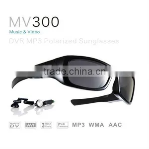 2012 NEW Cheap DVR MP3 Sunglasses,3.0 Mega Pixels,wiht MP3 thumbnail-1