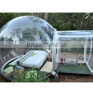 Outdoor Single Tunnel Inflatable Beach Tent Round Inflatable Transparent Tent House Spherical Inflatable Camping Tent thumbnail-3