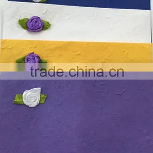 Handmade Paper Envelope With Artificial Flower thumbnail-1