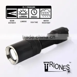 (160268) High Power Waterproof 18650battery Adjustable Focus Tactical Best Torch Light thumbnail-5