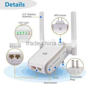 300Mbps Wi-Fi Range Extender Support Wifi Router Mode And AP Mode And and 360 Degree WiFi Covering With With WPS thumbnail-1