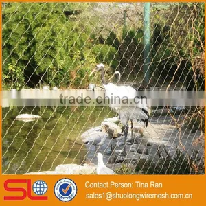 7X7 Structure Stainless Steel Woven or Ferruled Type Bird Aviary Netting thumbnail-1