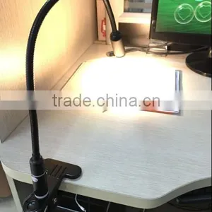 Rechargeable Warm Light Flexible LED Book Reading Light With AC Adapter thumbnail-1