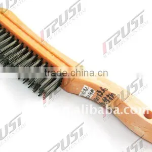 Haevy Duty Wire Brush With Plastic Handle thumbnail-1