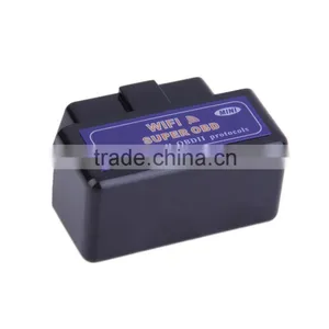 Mini ELM327 WiFi ELM 327 OBDII Car Diagnostic Tool OBD2 Code Reader Scanner For IOS Android ELM WiFi 327 Black Hot Selling~ thumbnail-6