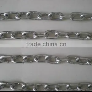 STEEL ELECTRIC GALVANIZED DIN763 WELED CHAIN SHORT LINK CHAIN CUSTOM CHAIN RIGGING HARDWARE thumbnail-3