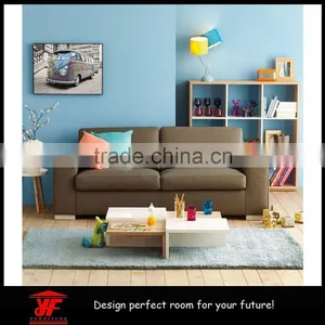 2016 New Mordern Beech and White Wood Coffee Table thumbnail-4