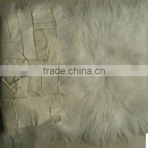 Factory Wholesale 100% Genuine Scrap Mongolian Lamb Fur Plates in Cheap Price thumbnail-4