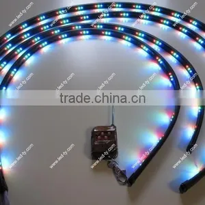 7 Color Modes 2x24 & 2x36 Under Car LED Glow Underbody System Neon Light Kit thumbnail-1