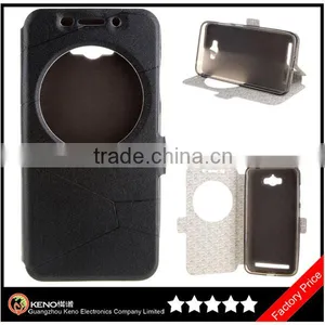 Keno For Asus Zenfone Max ZC550KL Luxury PU Leather Wallet Case Cover Shell, Flip Leather Case for Asus Zenfone Max ZC550KL thumbnail-1