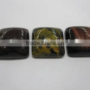 Tiger Eye Gemstone Round Oval thumbnail-1