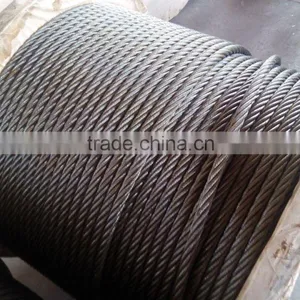 Ungalvanized And Oiled Steel Wire Rope With 6*25Fi+IWRC thumbnail-1