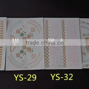 Metallic Tattoos, Flash Tattoos Gold Tattoos Silver Tattoos Temporary Tattoos Jewelry Tattoos thumbnail-3