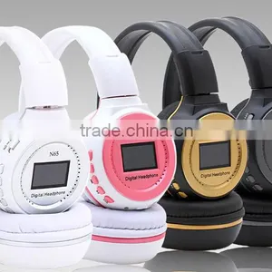 Mp3 Player Wireless Headphone N65 With LCD Screen Headphone for Dubai thumbnail-1