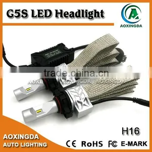 8000LM No Fan Car LED H16 5202 Headlight Bulb Replacement Kit thumbnail-1