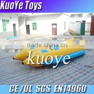 Heavy Duty 0.9mm Pvc Tarpaulin Banana Boat,8person Banana Boat,inflatable Water Banana Boats thumbnail-1