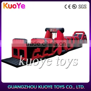 Inflatable Red Obstacle Course,bouncy Obstacle Inflatable Trampoline,2016 Obstacle Courses thumbnail-1