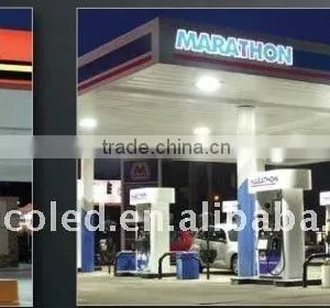 Sinoco CE RoHS High Lumen145lm/w Ip65 150w Led Gas Station Canopy Lights Price Sign thumbnail-5