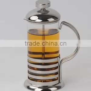 Stainless Steel French Press, Glass Coffee Plunger, Teacoffee Maker thumbnail-1