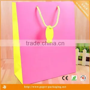 Colorful Large Shopping Wholesale Paper Bag With Handle thumbnail-3