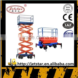 12m Height Outdoor Battery Powered Mini Scissor Lift Platform thumbnail-1