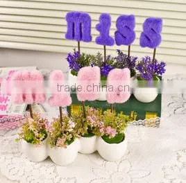 Wholesale Outdoor /indoor Decorative Green Plants, Artificial Flower Potted Plants thumbnail-1
