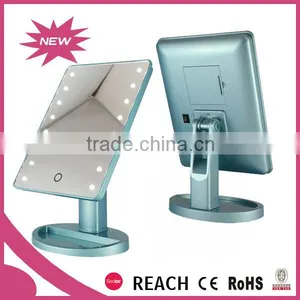 Table Standing Rotating Battery Operated Lighted Mirrors thumbnail-2