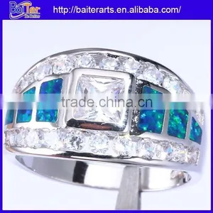 Hot 925 Sterling Silver Young Boy Ring Fake Diamond Ring For Boys thumbnail-3