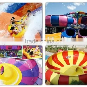 Amazing Fiberglass Big Tornado/Trumpet Slide in Water Park thumbnail-4