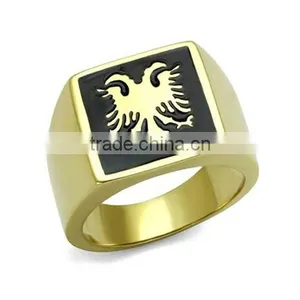 Nice-Looking 14K Gold Plated Mens Wedding Ring thumbnail-1