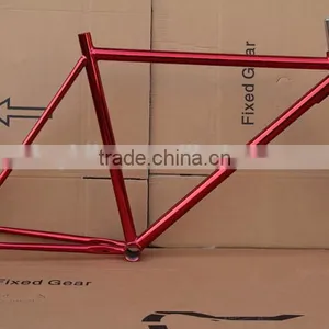 High Speed 20" Mini Velo Frame Chrome Fixie Mini Bike Cheap China Fixed Bike Frames thumbnail-4