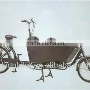 Two Front Wheel Steel Front Carrier Cargo Bike thumbnail-3
