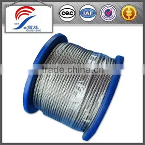 6x19 Braided Galvanised Steel Wire Cable thumbnail-1