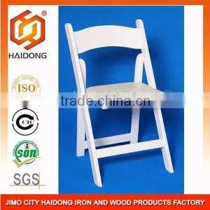 White Wood Party Hotel Wedding Banquet Rental Folding Chair Quality Choice thumbnail-2