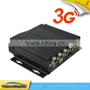 4ch H 264 128gb SD Card Anti-shock AHD 720P 3G Mobile DVR thumbnail-4