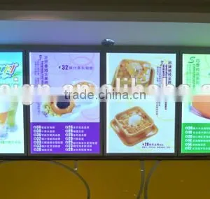 Small Advertising Sign Led Menu Light Box For Restaurant thumbnail-1